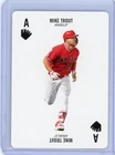 2020 Topps Kenny Mayne 52-Card Game Mike Trout Los Angeles Angels Ace Of Gloves