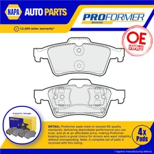 Brake Pads Set fits RENAULT LAGUNA Mk2 1.8 Rear 01 to 07 Proformer Quality