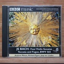Js Bach - Four Violin Sonatas Toccata Bwv 565 Cd 1999 Classical Bbc Music