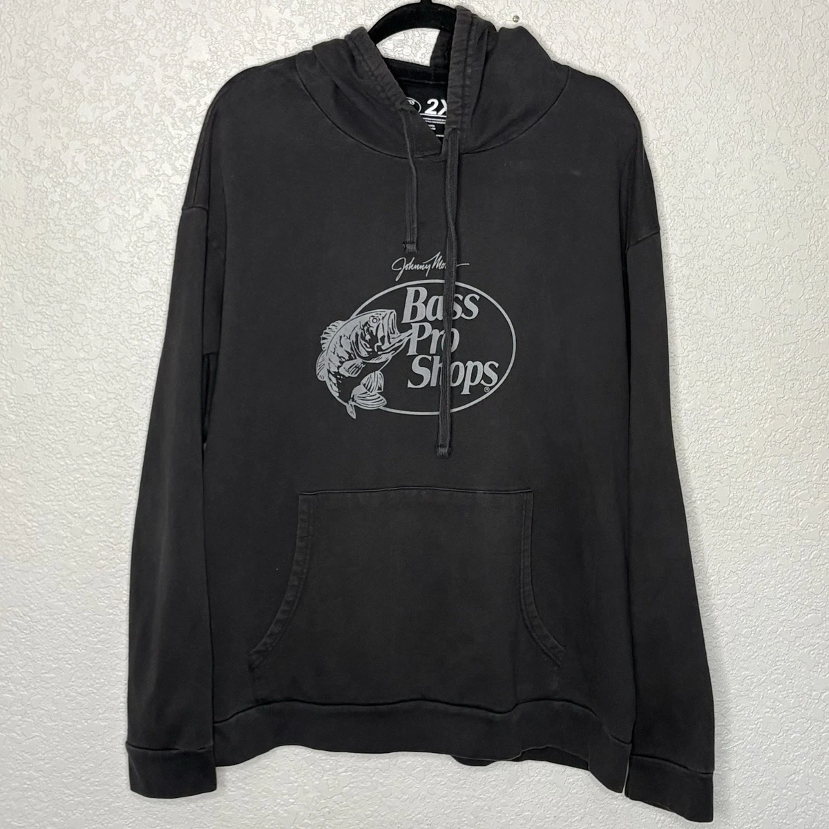Sweatshirt Bass Pro Shop - Taille 2XL - Noir - Marque - Occasion Très Bon état - Coton/polyester
