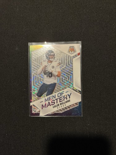 2025 Panini Mosaic - Men of Mastery Caleb Williams #1 No Huddle Silver Prizm