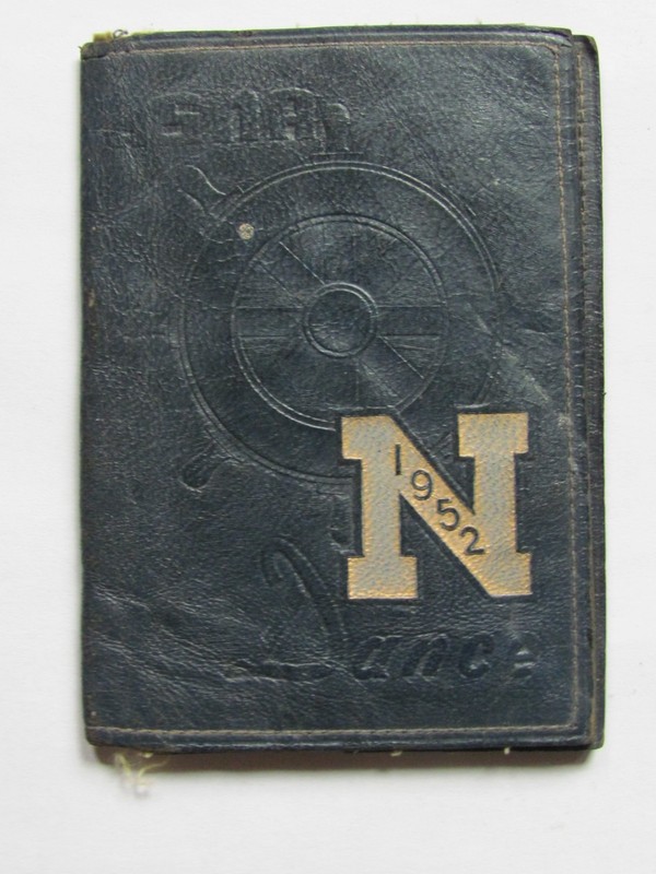 1952 US NAVAL ACADEMY CADET DANCE CARD HOLDER