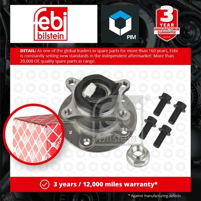 Wheel Bearing Kit fits SUZUKI SX4 1.4 Rear Right 2016 on 4340261MR0 4340261MS0