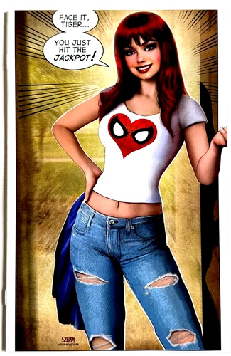 AMAZING SPIDER-MAN #27 NATHAN SZERDY EXCLUSIVE MARY JANE VIRGIN VARIANT 2023 NM
