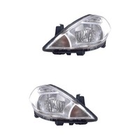 Halogen Scheinwerfer Set H4 FüR Nissan Tiida Stufenheck SchräGheck