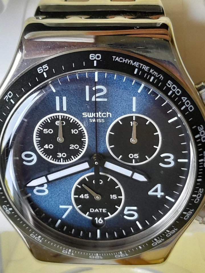 CRONOGRAFO SWATCH CHRONO YVS423G BOXENGASSE - ORIGINALE - 1^ EDIZIONE (2^ GC) - Immagine 4 di 4