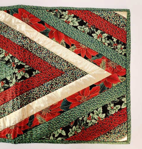 Reversible Quilted Patchwork Table Runner Christmas Holiday Fall Autumn 46" - Picture 12 of 13