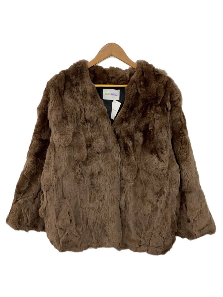 ALTRA Giacca in vera pelliccia PAL Other Wrex coniglio OMAGGIO BRW tinta unita usata