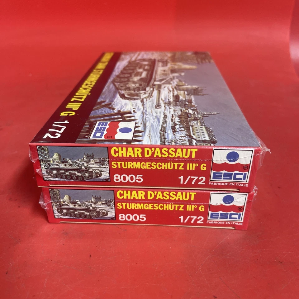 STURMGESCHUTZ III G ~ Tanque Alemán ~1/72~ ESCI~#8005~ NUEVO Lote Sellado Foto 3 de 4
