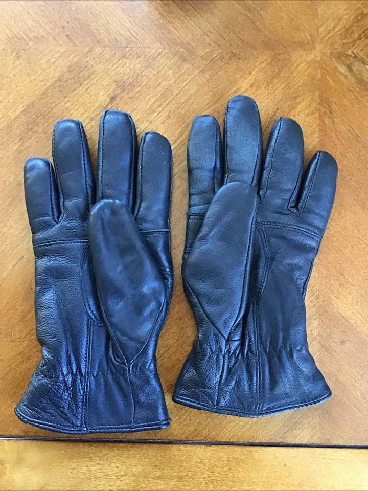 Guantes Damas Talla M. Cuero Negro Thinsulate Forrados Conducción Invierno Arco. Talla 6 Foto 2 de 4