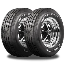 2 BFGoodrich Radial T/A 205/60R13 86S All Season White Letters Tires 400AB