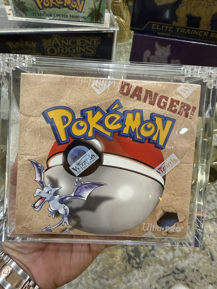 Pokemon Fossil Unlimited Booster Box Wotc Sealed Vintage 1999