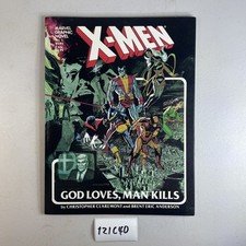 X-Men Marvel Graphic Novel #5 God Loves Man Kills comic book 1st Printing 121C40