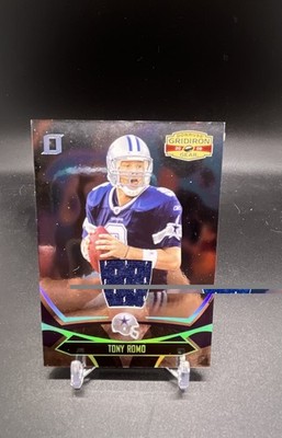 2008 Donruss Gridiron Gear - Tony Romo #26 Silver O's 9/100 Jersey Match #d