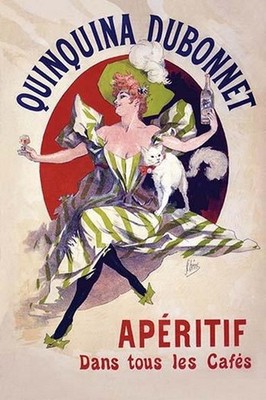 Quinquina Dubonnet aperitif dans tous les cafes Jules Cheret Poster Print