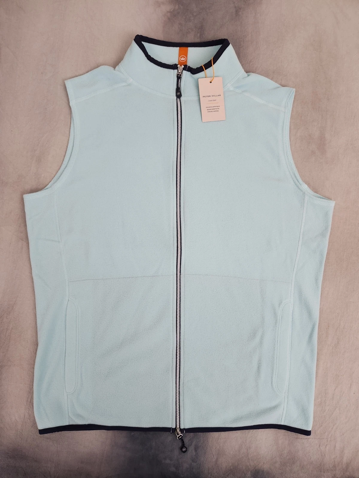 Peter Millar Celeste Thermal Flow Micro Fleece Vest MC24EZ39 Men's Size Medium