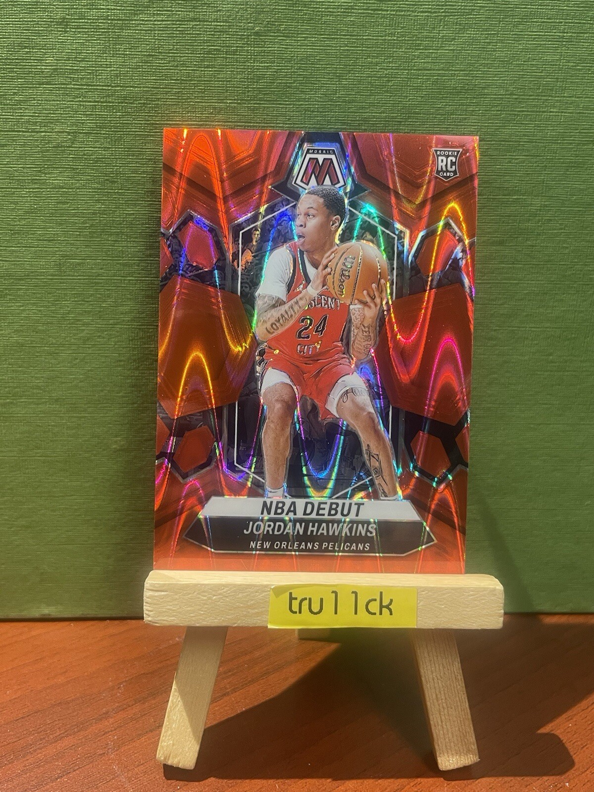 2023-24 Mosaic Basketball Jordan Hawkins #253 RC Red Seismic Prizm /299