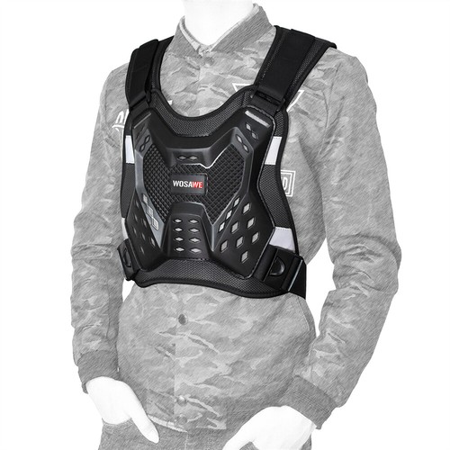 WOSAWE Adult Motorcycle Protective Vest Racing Bike Chest Anti Impact Protector - Picture 3 of 11
