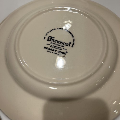 Franciscan Desert Rose Dinner plates 10.5” Set of 5 Made in England - Picture 9 of 13