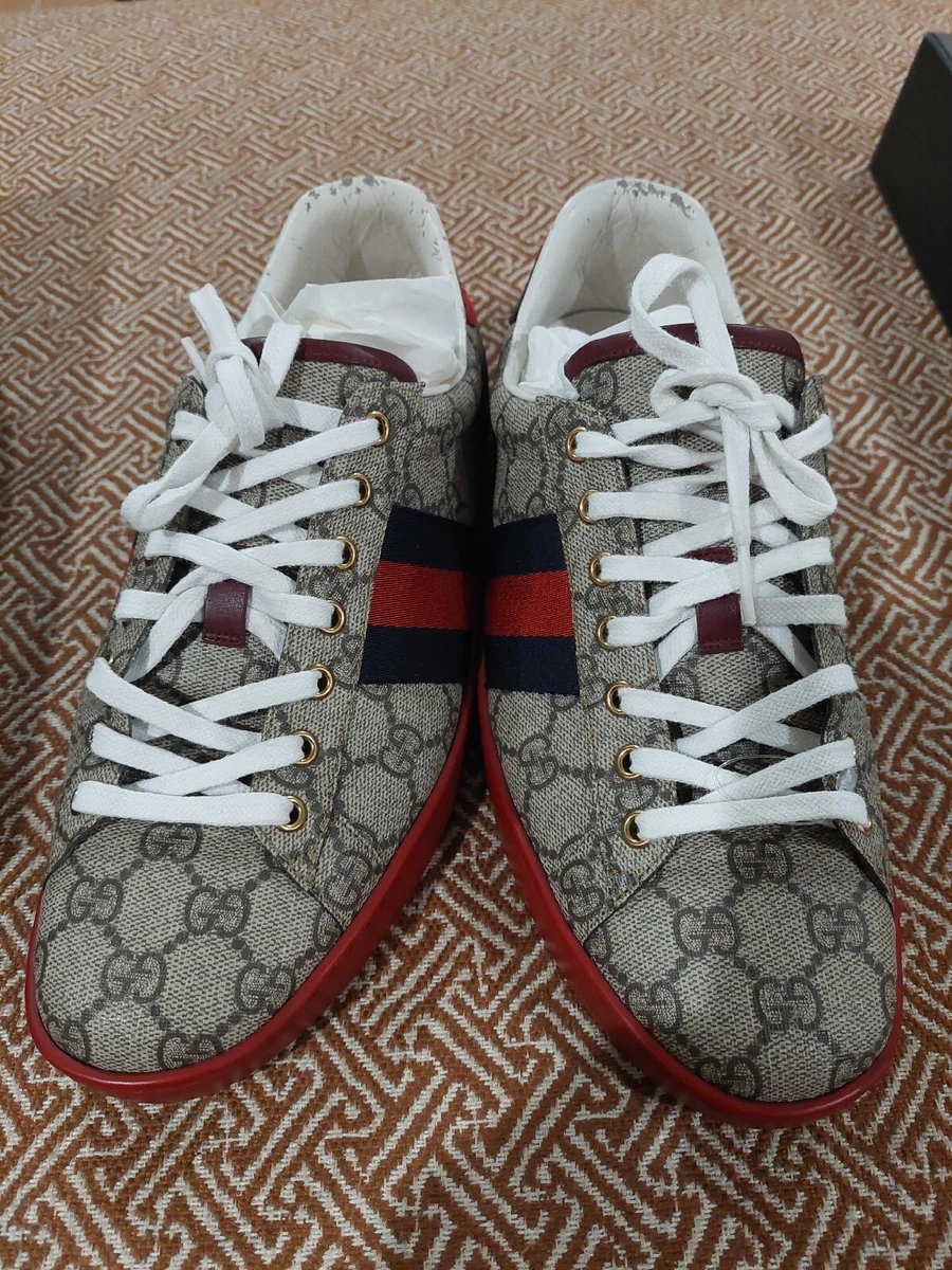 Gucci Men s Ace GG Supreme Sneaker Gucci Size 8.5 429445