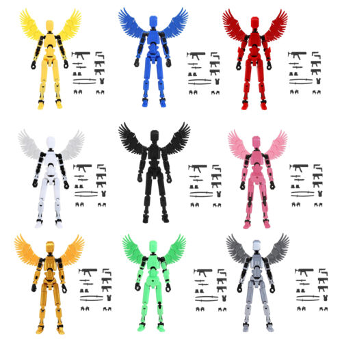 Action Figure 3D Printed Multi-Jointed Movable Articulated Robot Dummy Gifts