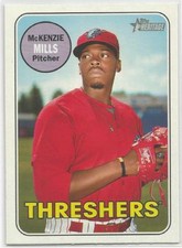 McKenzie Mills Philadelphia Phillies 2018 Topps Heritage Minors