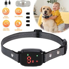 Anti Bell Halsband Hunde Erziehungshalsband 8-stufige Anti Bell Gerät für Hunde