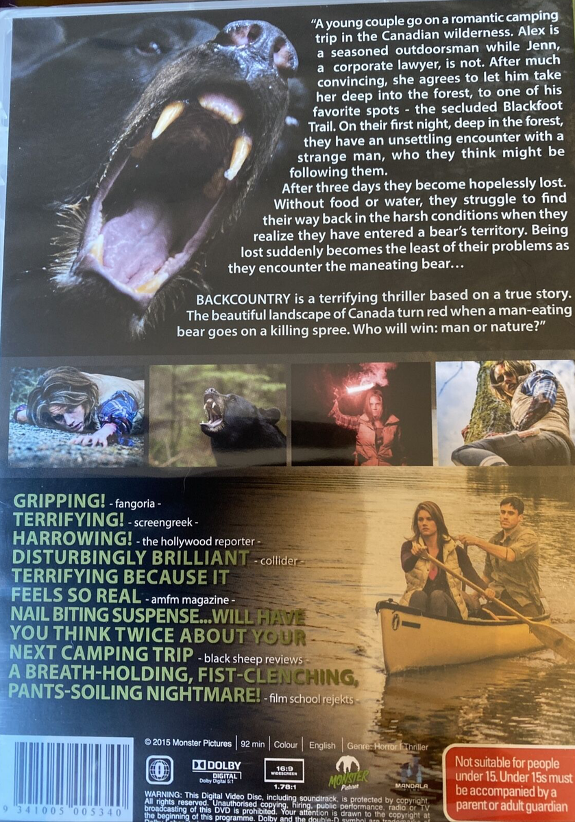 Backcountry DVD NEW | Bear Survival Horror Missy Peregrym