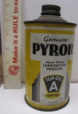 Vintage Pyroil Cone Top Oil Can Top Oil A