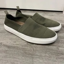 Sam Edelman Men Shoes Slip On Dark Green SANTINO Lightweight Sneaker Boat Loafer