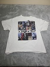 Camiseta blanca Escuadrón Suicida en Escuadrón We Trust gráfica para hombre talla 2XL