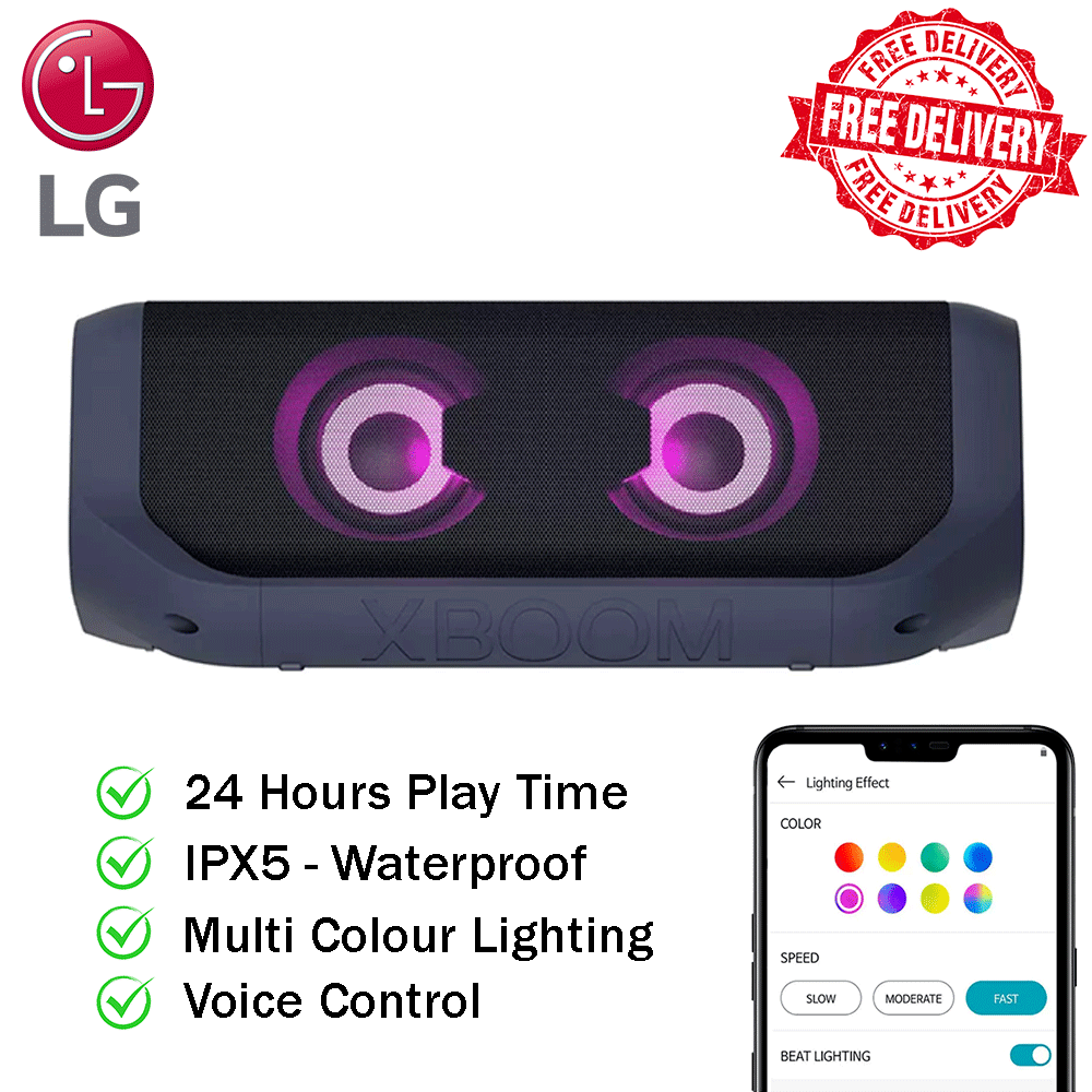 LG PN7 XBOOM Go Portable Bluetooth Speaker 24h 30W Party Stereo