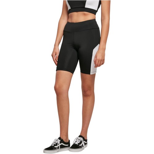 Urban Classics Ladies Color Block Cycle Shorts Hose Sporthose Kurzehose Sport - Picture 2 of 51