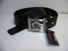 Men's Fashion Leather Belt Adjustable Buckle by Dona & Doni Cut to Fit up to 46"