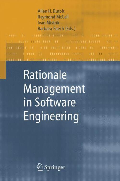 Thumbnail - Rationale Management In Software Engineering Allen H. Dutoit (u. A.)