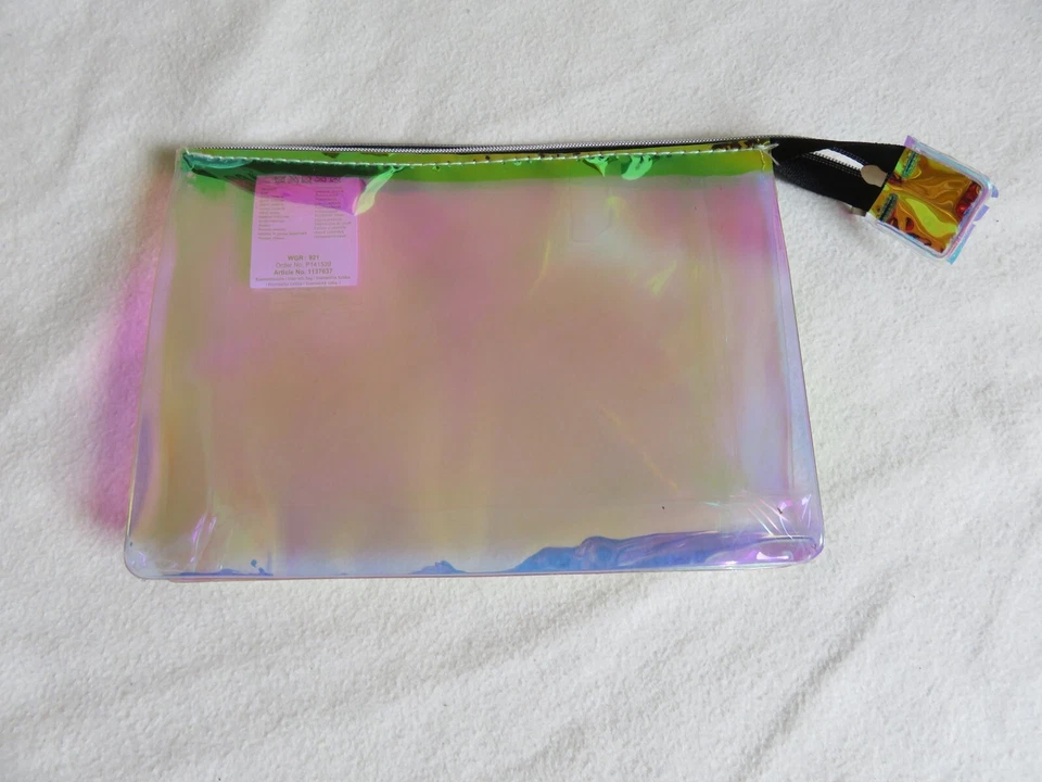Kosmetiktasche * schimmernd durchsichtig