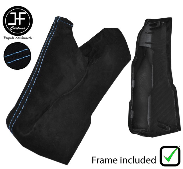 BLUE STITCH SUEDE E BRAKE BOOT+PLASTIC FRAME FOR SCION FRS FRS 20122019 eBay