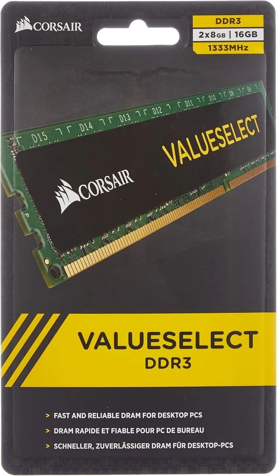 corsair vengeance ddr3 16gb 1333 MHz - Image 2 of 2