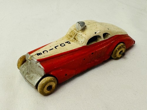 Old Vintage Slush Barley Toy Car LOT Taxi Fire Truck Police Race Racing Car - Picture 6 of 14