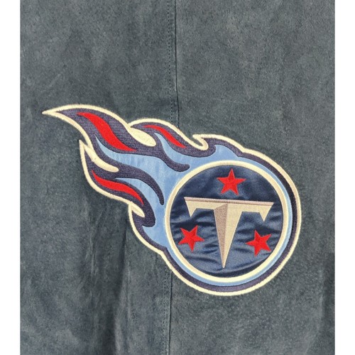 Abrigo Chaqueta Universitaria ProPlayer Tennessee Titans NFL GAMUZA CUERO Para Hombre XL De Colección - Imagen 7 de 12