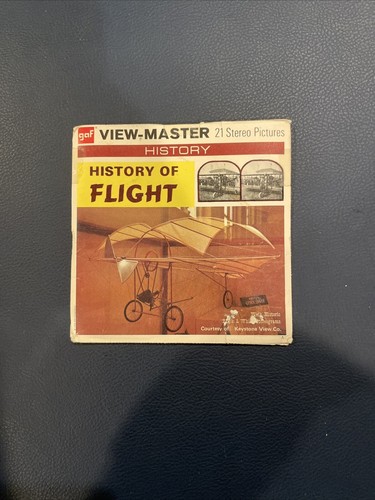 View-Master Storia del Volo - Confezione da 3 bobine B685 con libretto