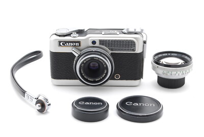 2 Lens [Exc+5] Canon Demi C Half Frame Film Camera 28mm 50mm