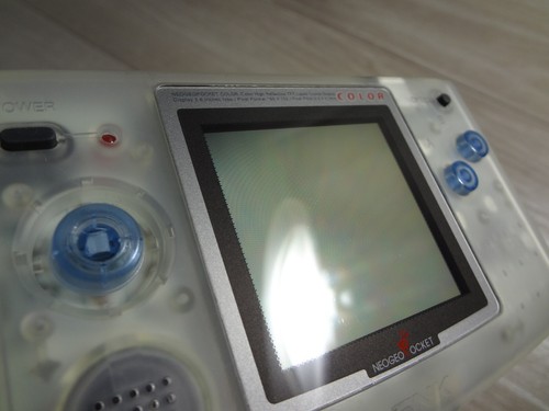 snk neo geo pocket color clear console system Tested Work -good condition 2 - Picture 6 of 14