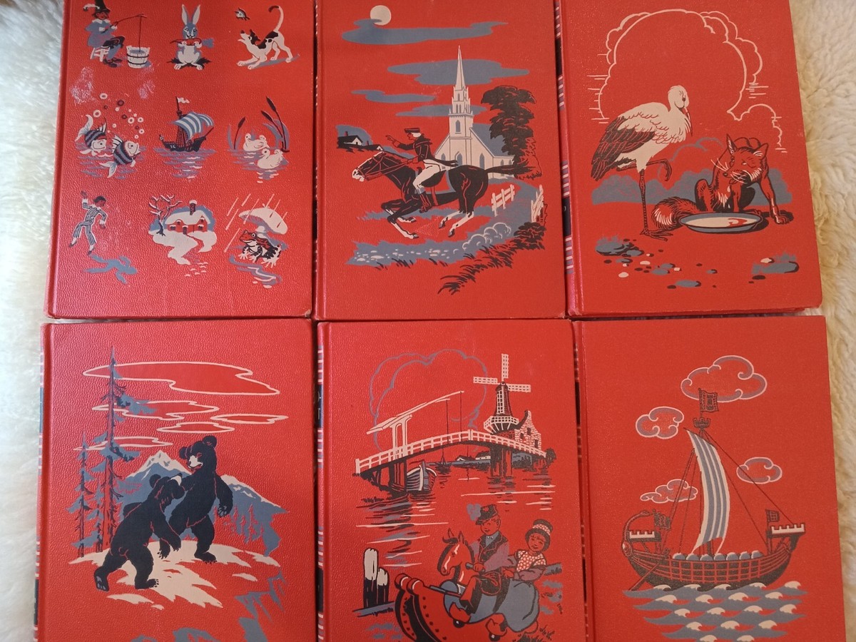 1954 CHILDCRAFT Encyclopedia Books COMPLETE SET 1-15