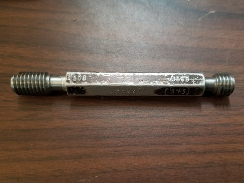 Cadillac Gage Co. Thread Plug Gage 1/2-13 UNC 2B GO .4500 & NO GO .4565 - Picture 3 of 3