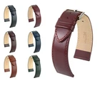 HIRSCH Box Leather Watch Band "Osiris", 16-22 mm, 2 colors, new!