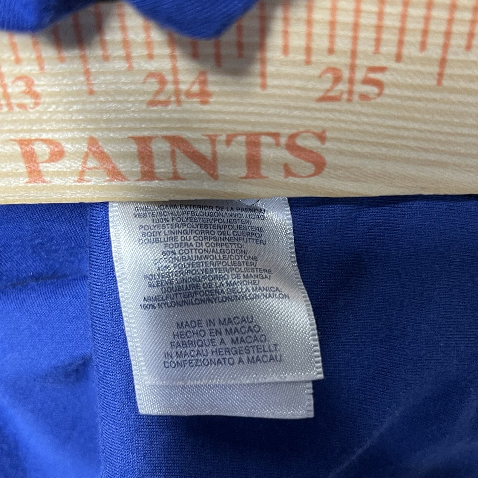 Giacca a vento vintage Y2K anni 90 ricamo Fila blu navy con cappuccio Uomo M