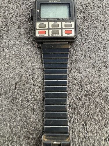 Reloj de comunicación Seiko RC-1000, usado, cierre de correa desgaste de Japón para piezas - Imagen 3 de 9