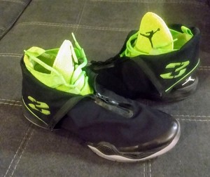 electric green air jordan xx8