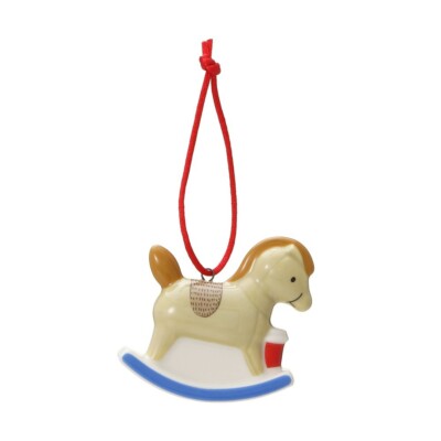 Starbucks ロッキングホース オーナメント STARBUCKS JAPAN HOLIDAY 2022 PORCELAIN ROCKING HORSE ORNAMENT-NEW
